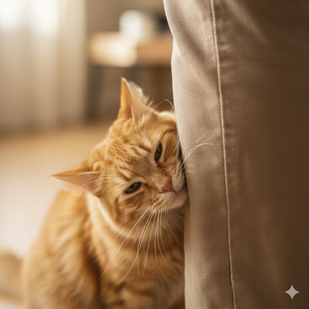 sinais de afeto de gatos