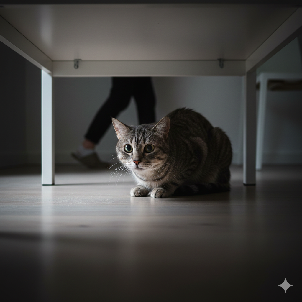 medo em animais de estimação